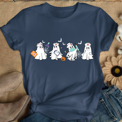 Ghost Nurse Cotton Nurse T-shirt