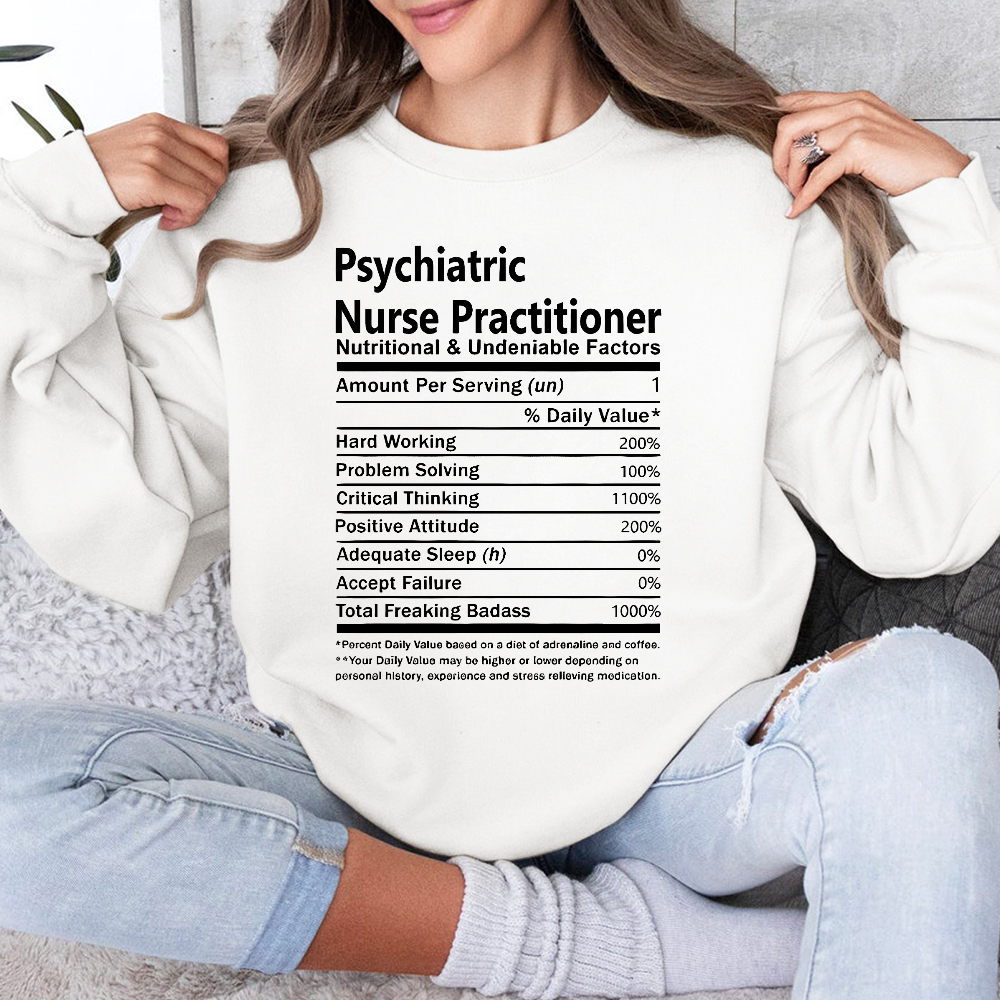 Psychiatric Nurse Practitioner Cotton Pullover Sweatshirt