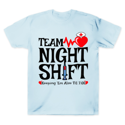 Team Night Shift Cotton Doctor T-shirt