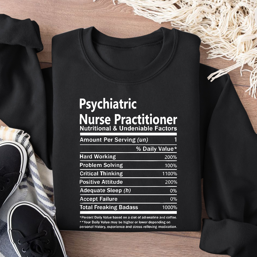 Psychiatric Nurse Practitioner Cotton Pullover Sweatshirt