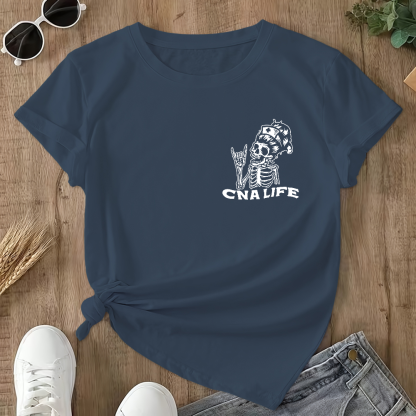 CNA Life Double-Sided Cotton Printed T-Shirt