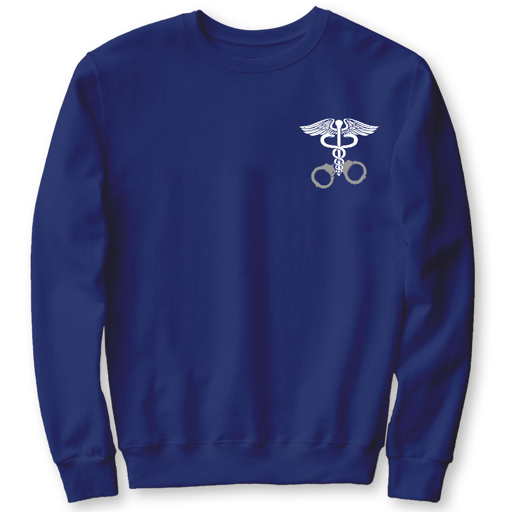 Nurse Symbol Cotton Pullover Sweatshirt