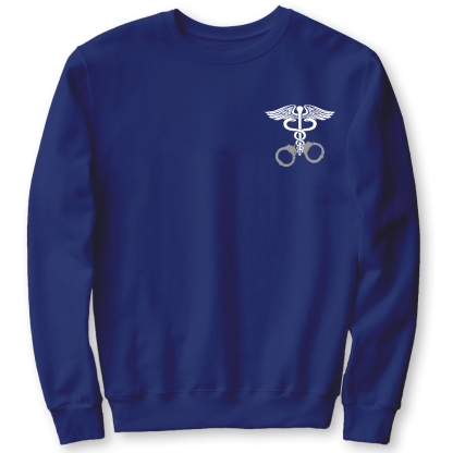 Nurse Symbol Cotton Pullover Sweatshirt