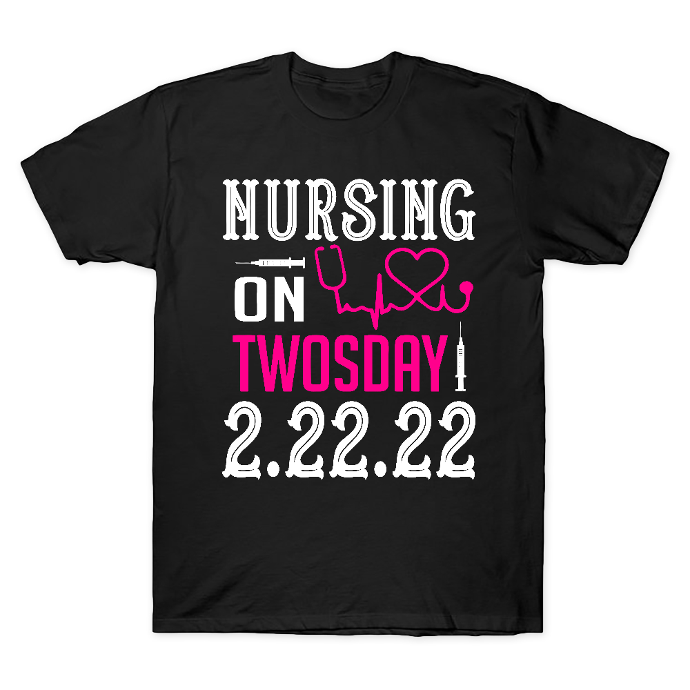 Nursing School On TwosDay Cotton Doctor T-shirt