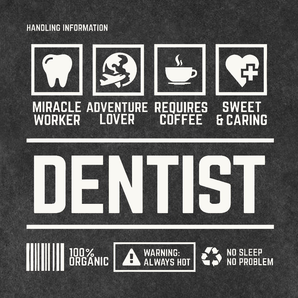 Dentist's Notes Vintage Washed Sweatshirts