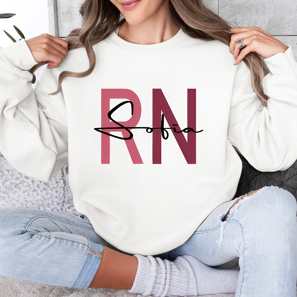 RN Sofia Cotton Pullover Sweatshirt