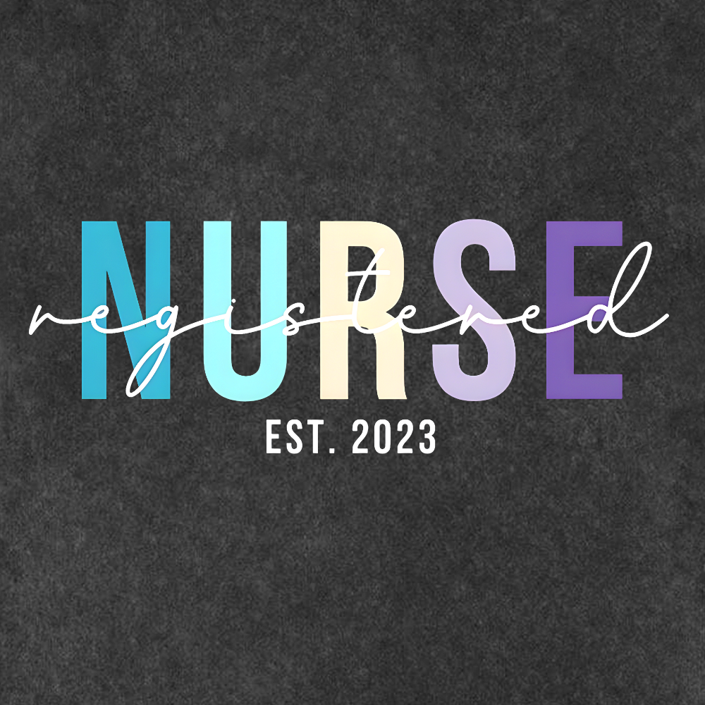 Registered Nurse Vintage Washed Hoodie