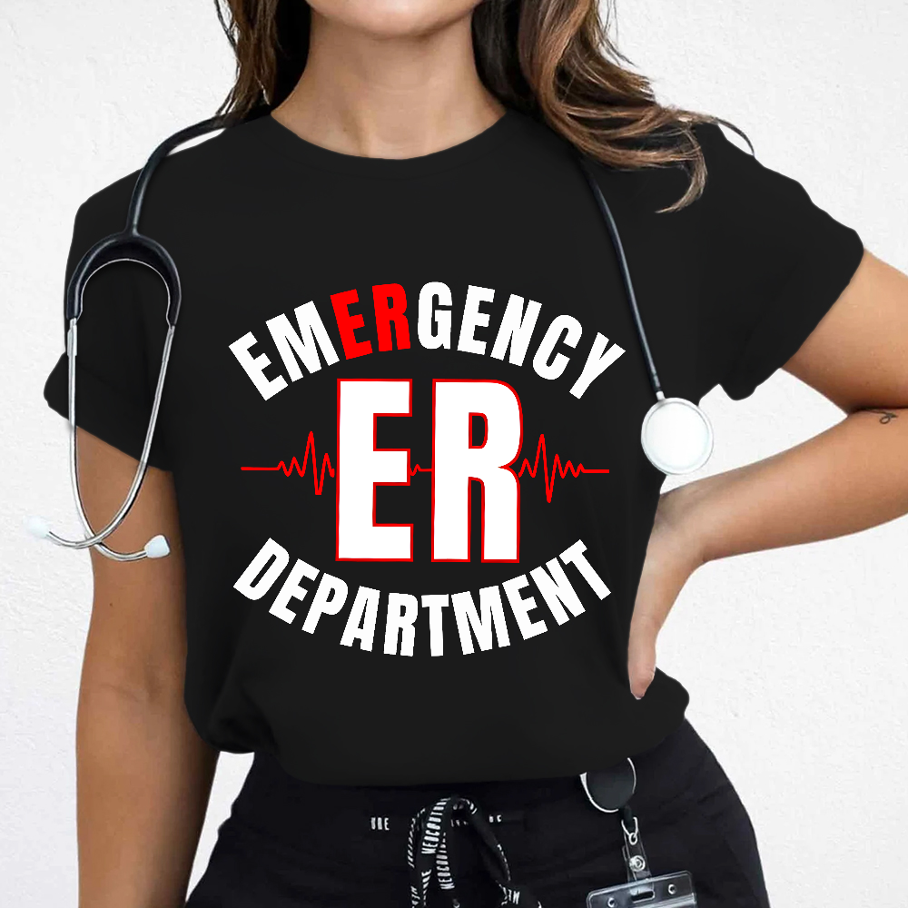 Emergency Department Cotton Nurse T-shirt