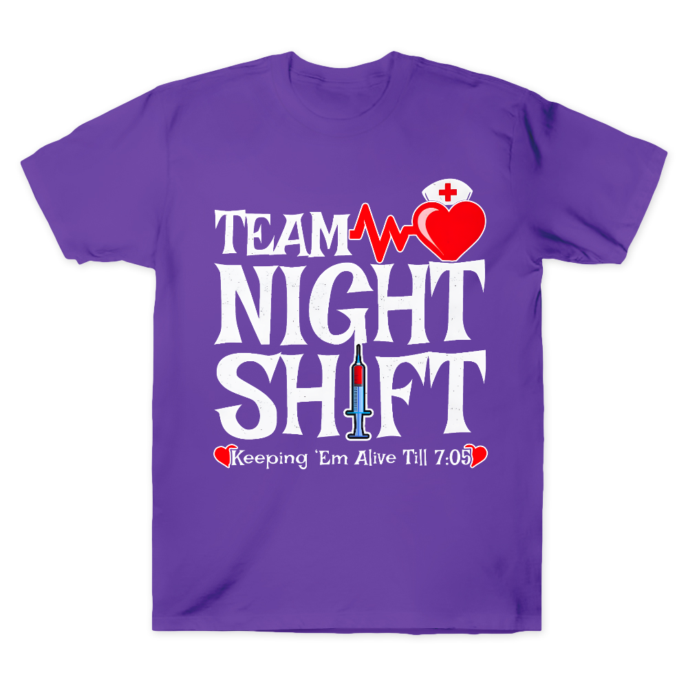 Team Night Shift Cotton Doctor T-shirt