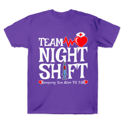 Team Night Shift Cotton Doctor T-shirt