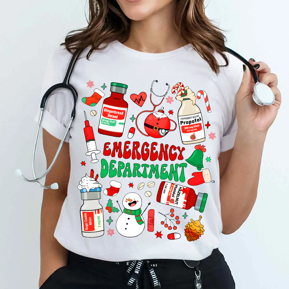 Emergency Department Cotton Nurse T-shirt