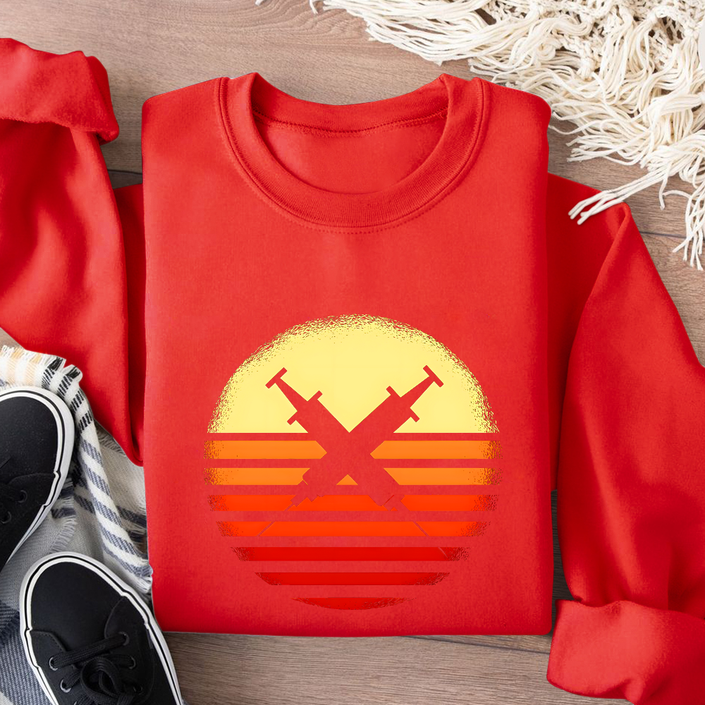 Doctor Enfermera Jeringa Cotton Pullover Sweatshirt
