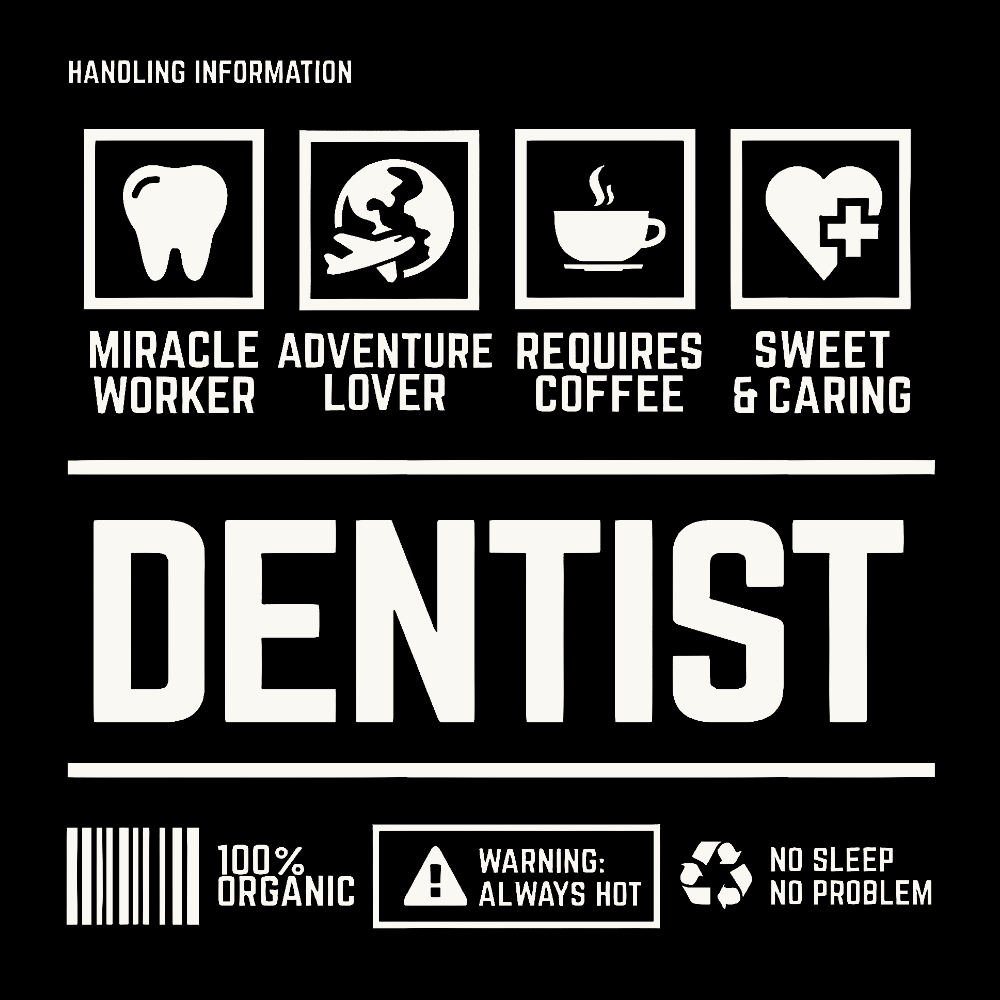 Dentist's Notes Cotton Nurse T-shirt