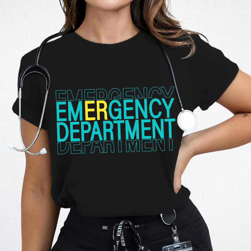 Emergency Department Cotton Nurse T-shirt