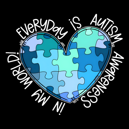 In My World Every Day Is Autism Awareness Cotton Nurse T-shirt