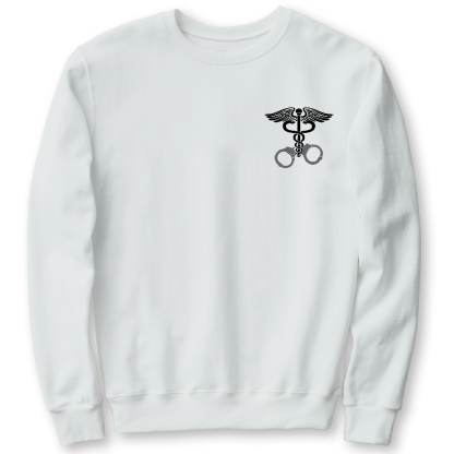Nurse Symbol Cotton Pullover Sweatshirt