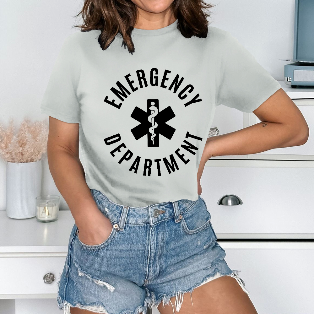 Emergency Department Cotton Nurse T-shirt