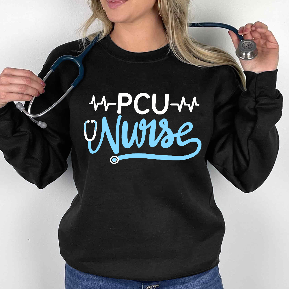 PCU Nurse Cotton Pullover Sweatshirt
