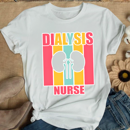 Dialysis Nurse Cotton Nurse T-shirt