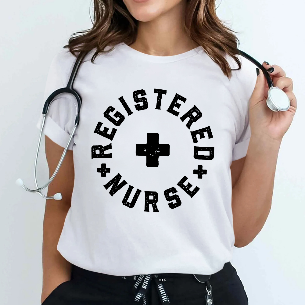 Registered Nurse Cotton Nurse T-shirt