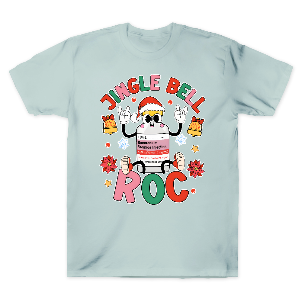 Jingle Bell Roc Funny Cotton Doctor T-shirt