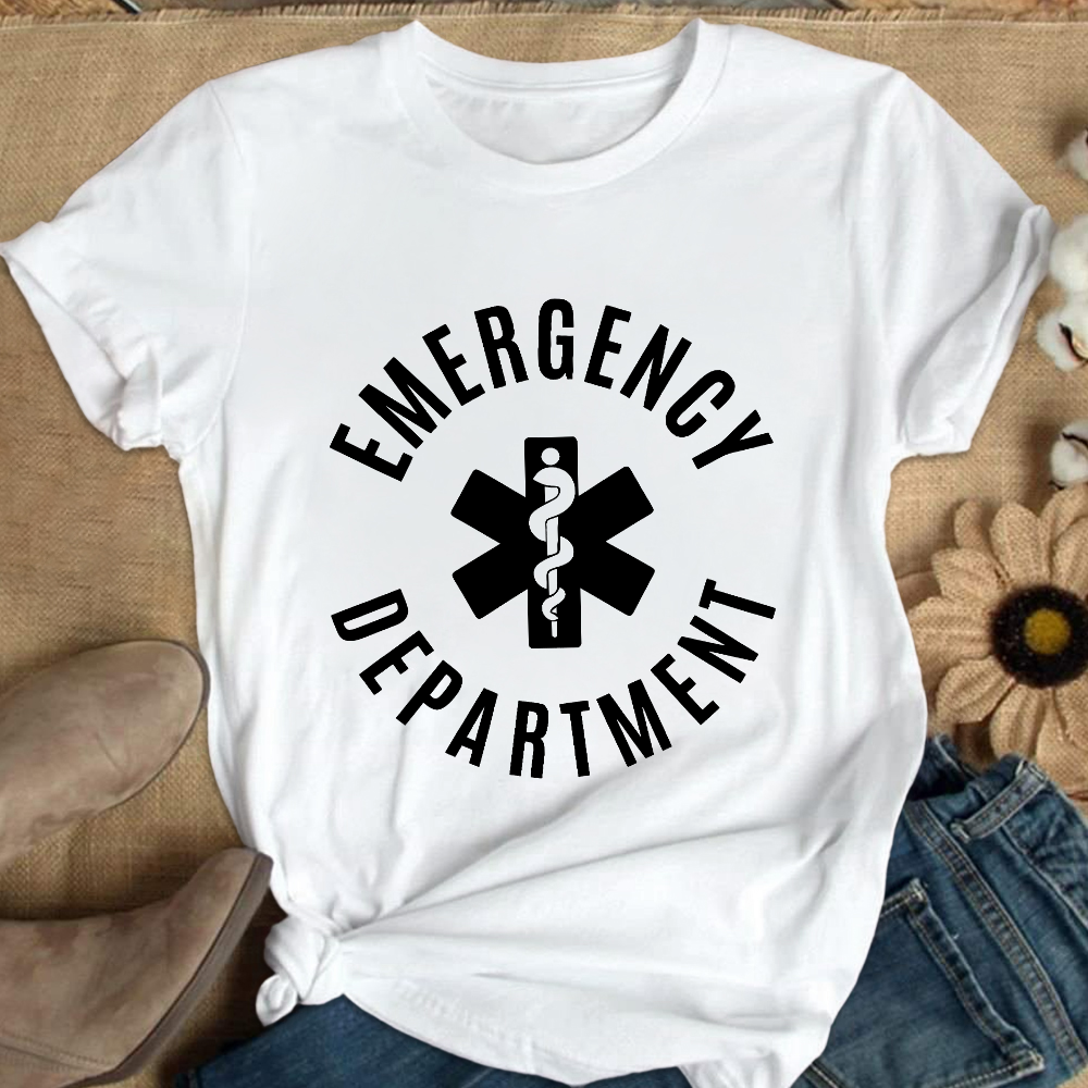 Emergency Department Cotton Nurse T-shirt