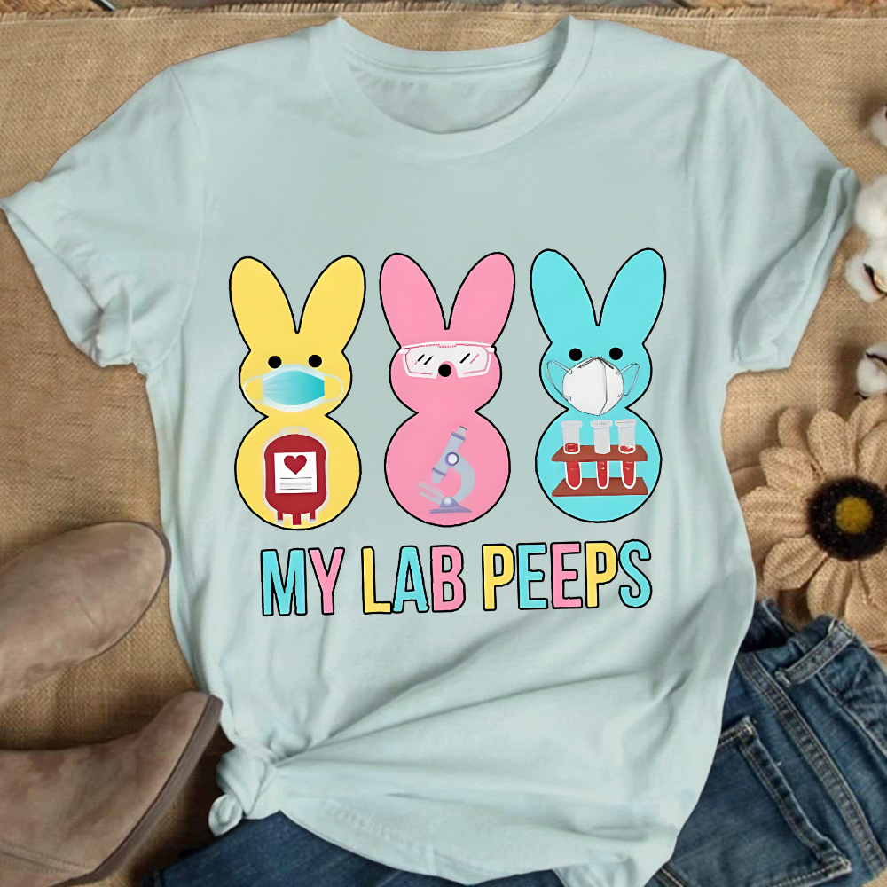 My Lab Peeps Cotton Nurse T-shirt