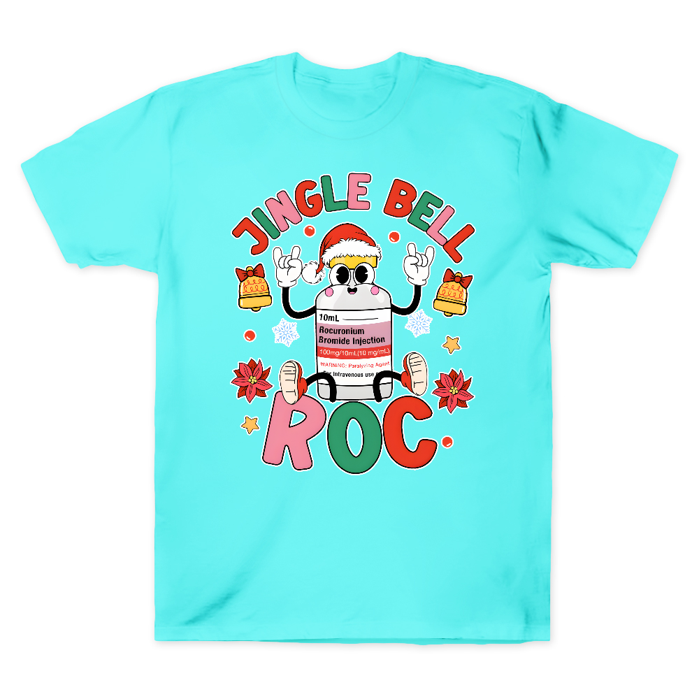 Jingle Bell Roc Funny Cotton Doctor T-shirt