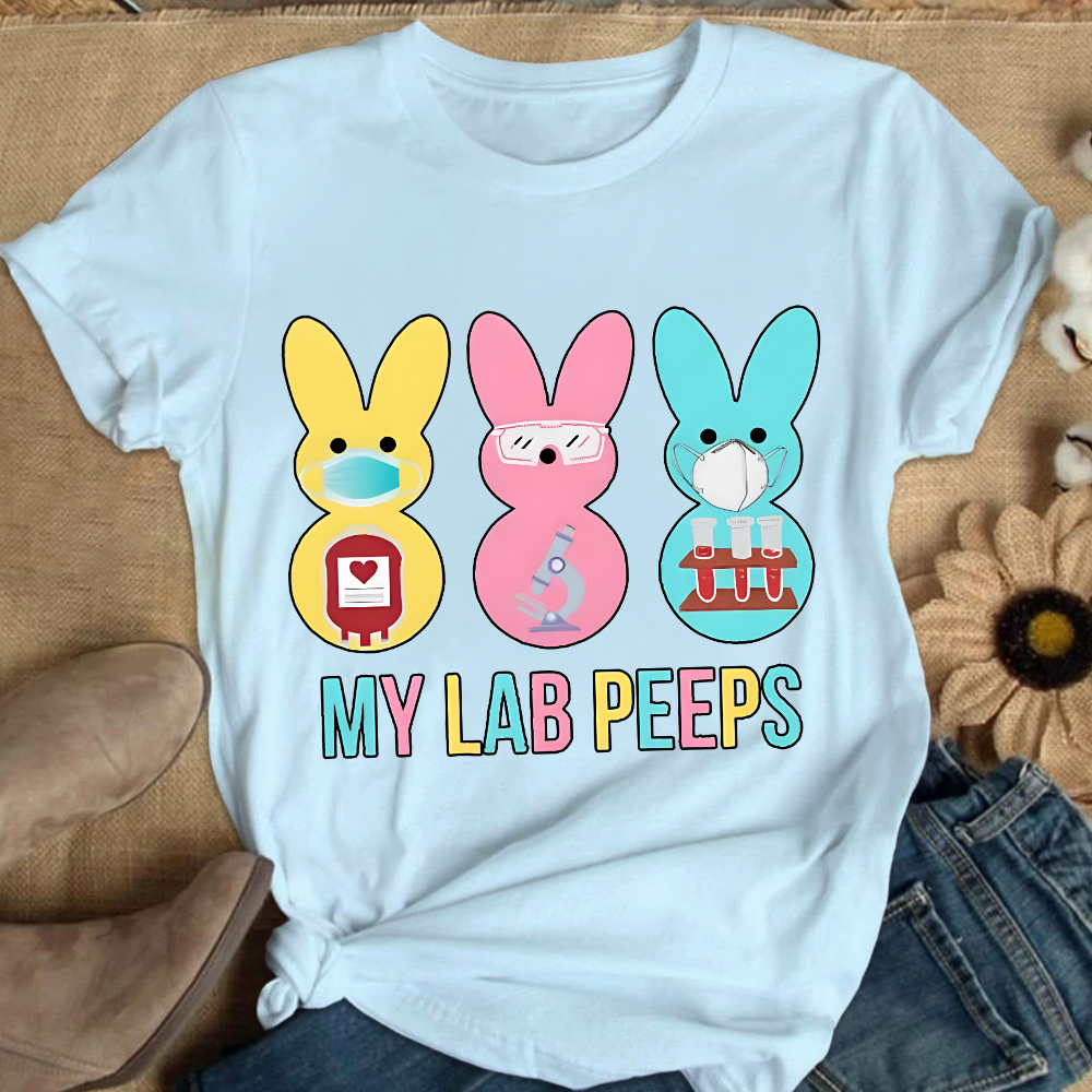 My Lab Peeps Cotton Nurse T-shirt
