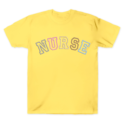 Embroidered Nurse Cotton Doctor T-shirt