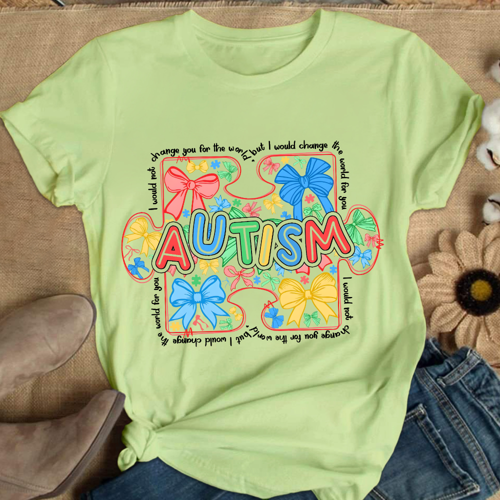 Advocating For Autism Acceptance Cotton Nurse T-shirt