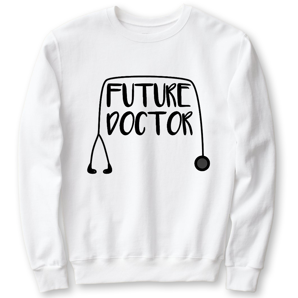 Future Doctor Cotton Pullover Sweatshirt