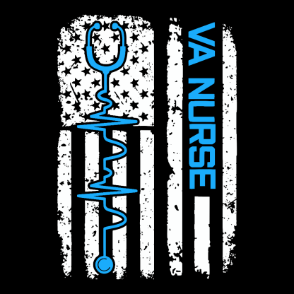 Vintage USA American Flag VA Nurse Patriotic Nursing Gifts Cotton Pullover Sweatshirt