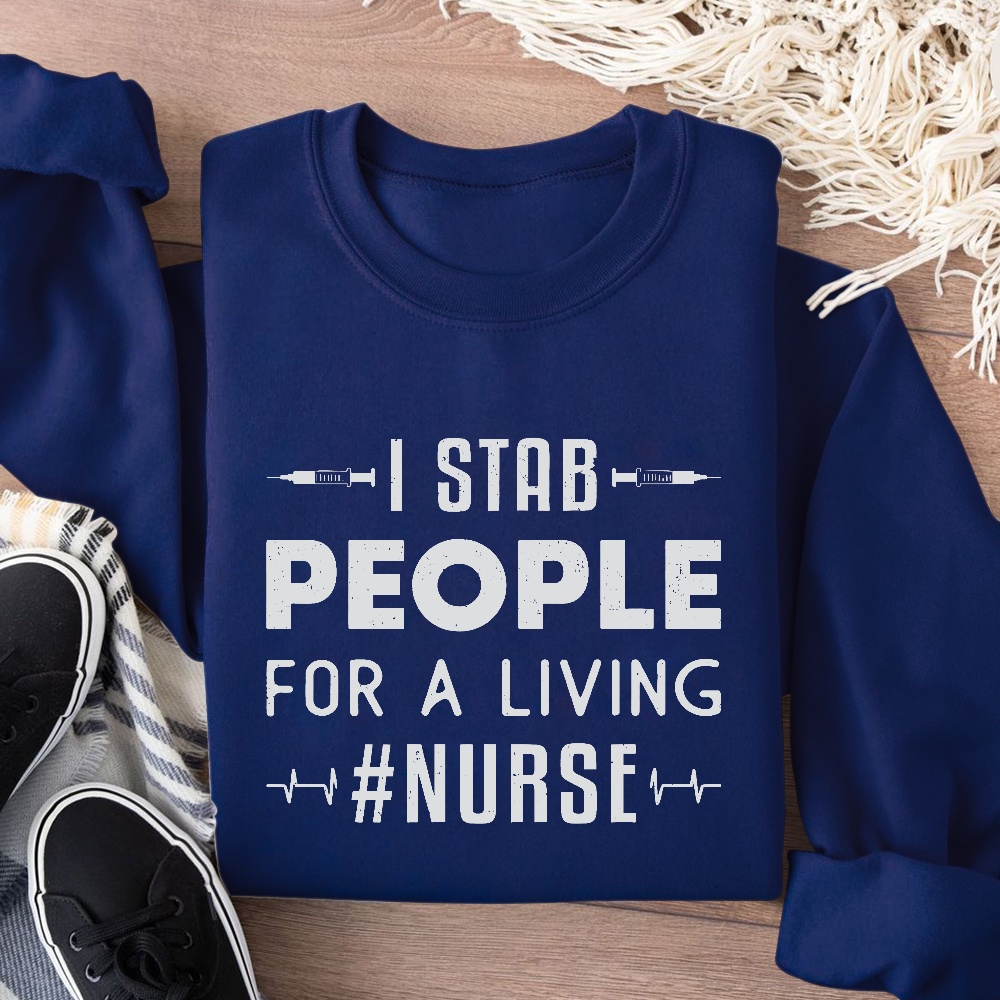 ICU Nurses Medicine Emergency Ambulance Cotton Pullover Sweatshirt