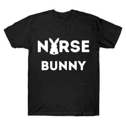 Nurse Bunny Cotton Doctor T-shirt