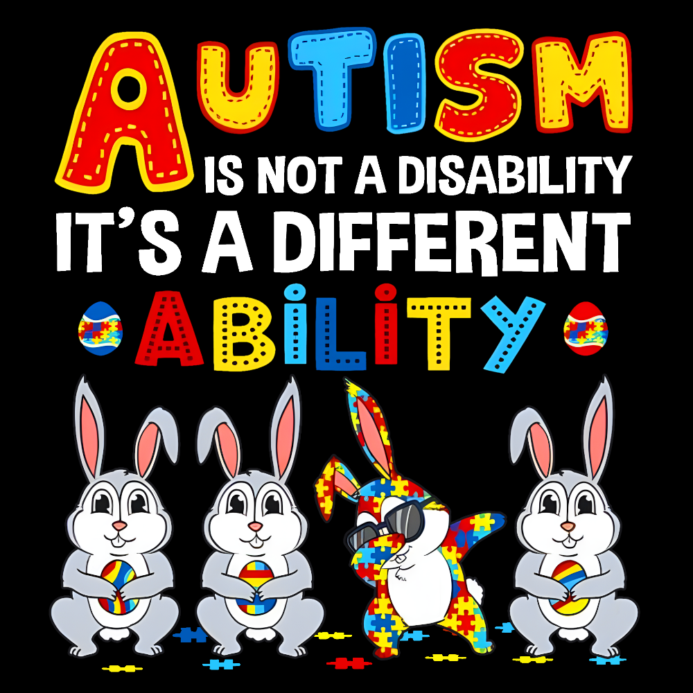 Rabbits Autism Is Not A Disability It’s A Different Ability Cotton Nurse T-shirt