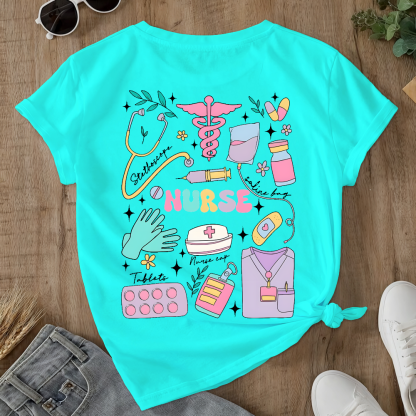 Can’t Talk Right Now Doing Double-Sided Cotton Printed T-Shirt