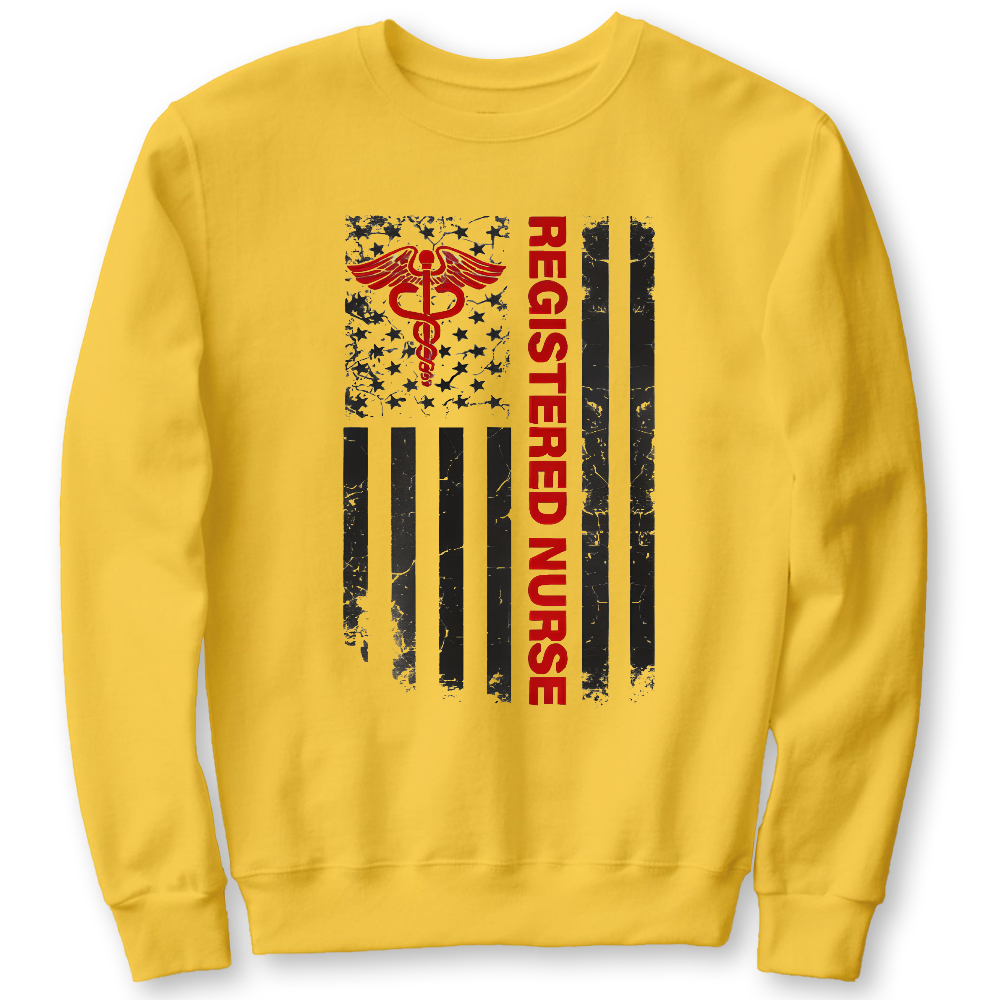 Registered Nurse Cotton Pullover Sweatshirt