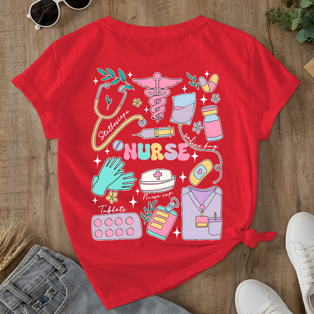 Can’t Talk Right Now Doing Double-Sided Cotton Printed T-Shirt