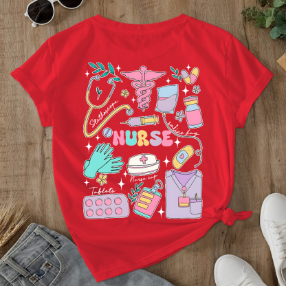 Can’t Talk Right Now Doing Double-Sided Cotton Printed T-Shirt