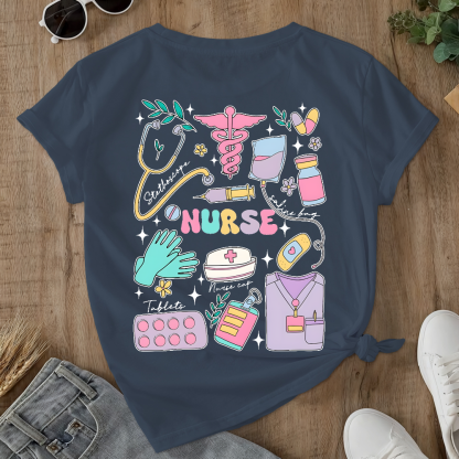 Can’t Talk Right Now Doing Double-Sided Cotton Printed T-Shirt