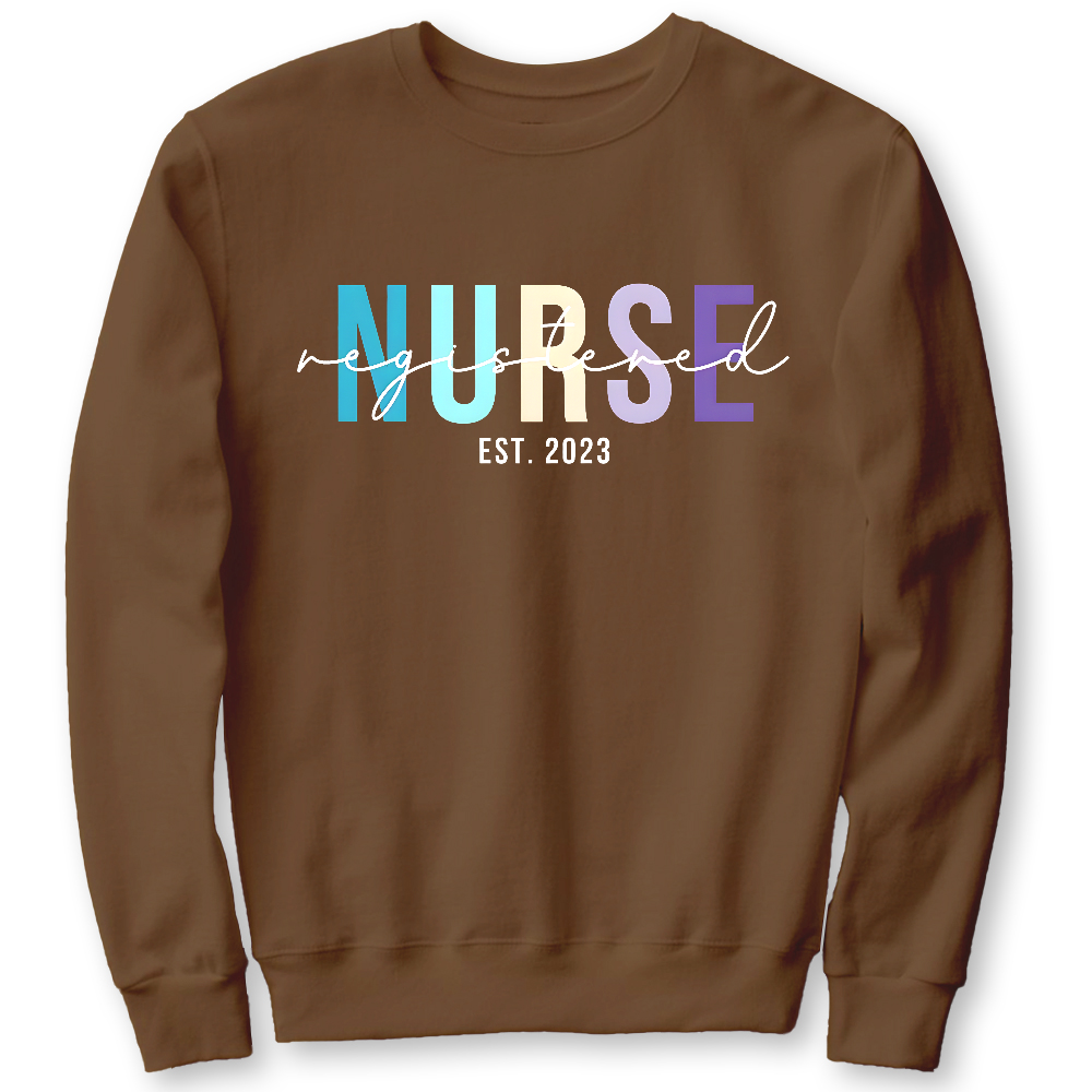 Registered Nurse Cotton Pullover Sweatshirt