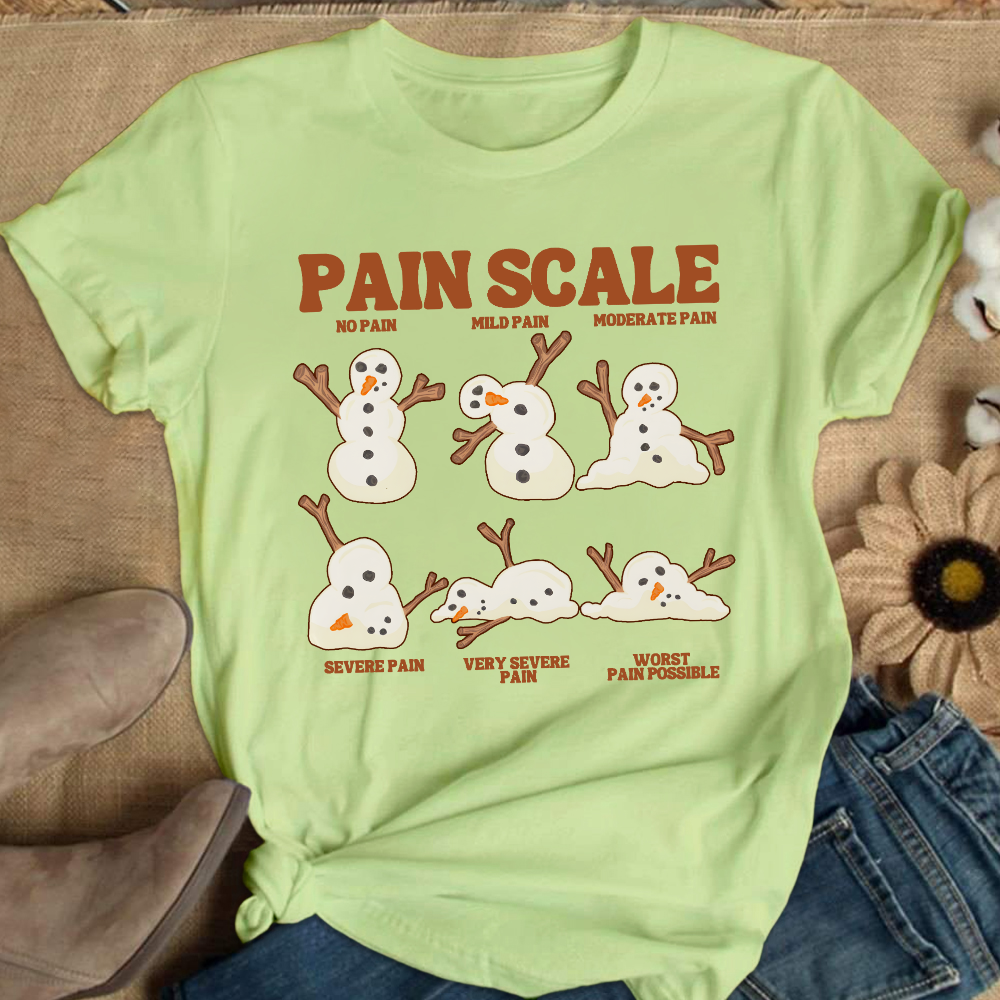 Healthcare Worker Pain Assessment Cotton Nurse T-shirt