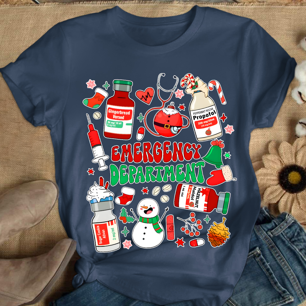 Emergency Department Cotton Nurse T-shirt