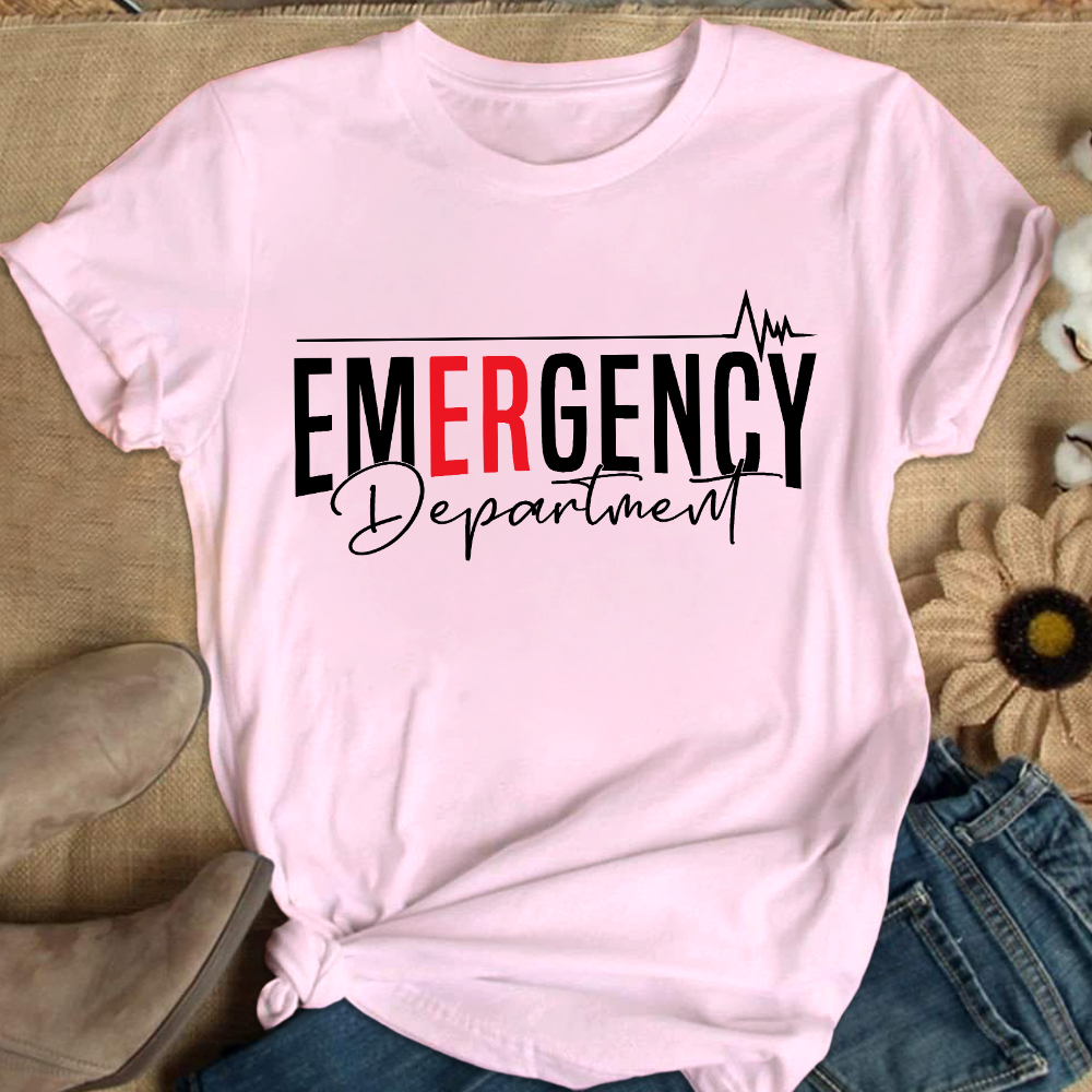 Emergency Department Cotton Nurse T-shirt