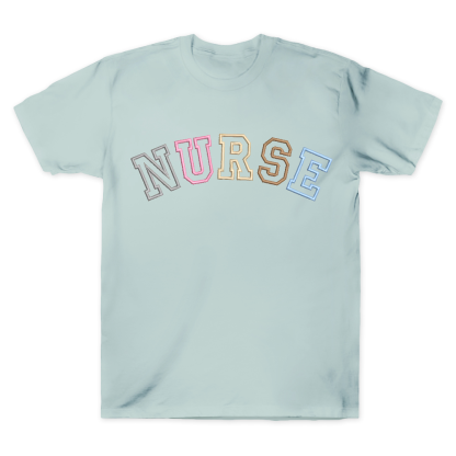 Embroidered Nurse Cotton Doctor T-shirt