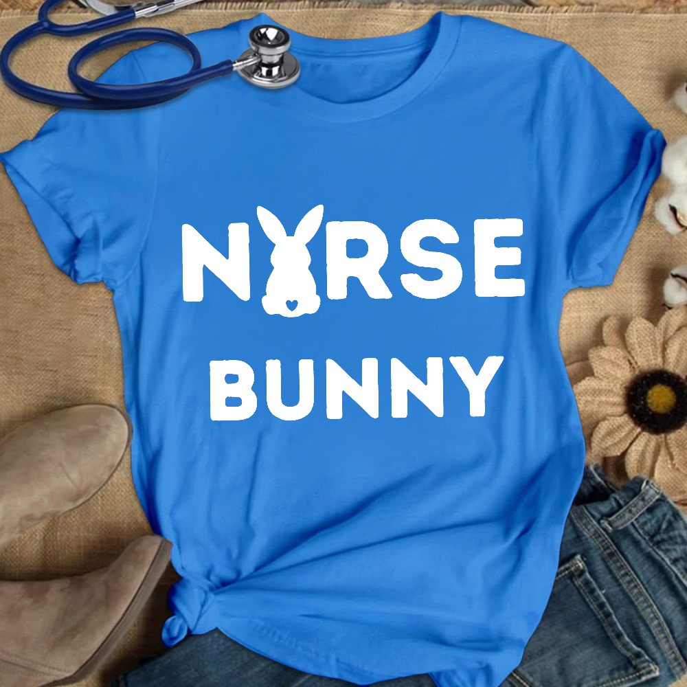 Nurse Bunny Cotton Nurse T-shirt