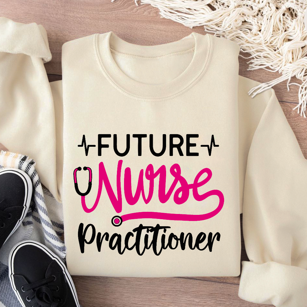 Future Nurse Practitioner Cotton Pullover Sweatshirt