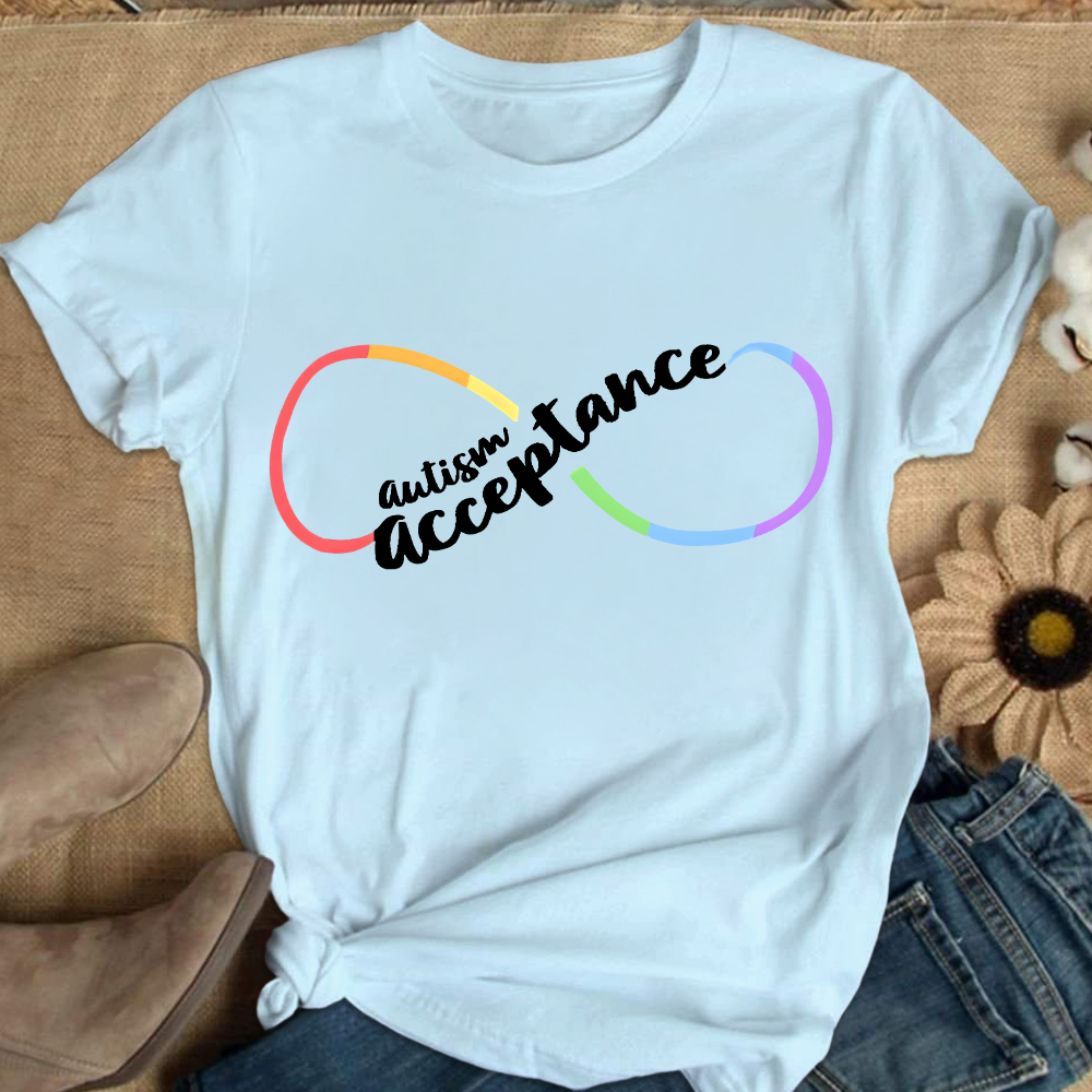 Autism Acceptance Special Education Cotton Nurse T-shirt
