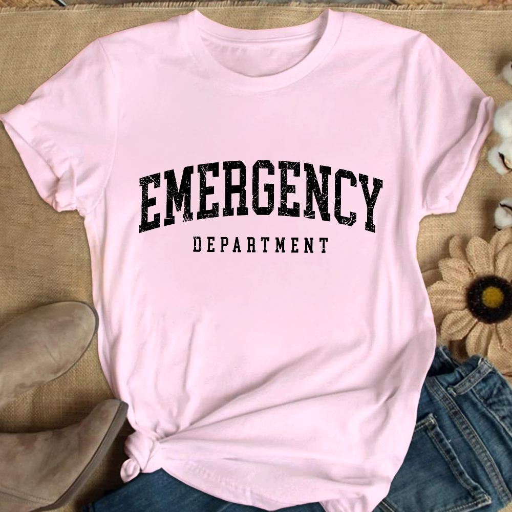 Emergency Department Cotton Nurse T-shirt
